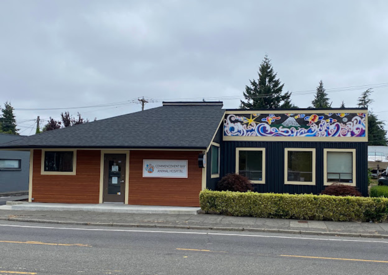 Carousel Slide 7: Front of Commencement Bay Animal Hospital